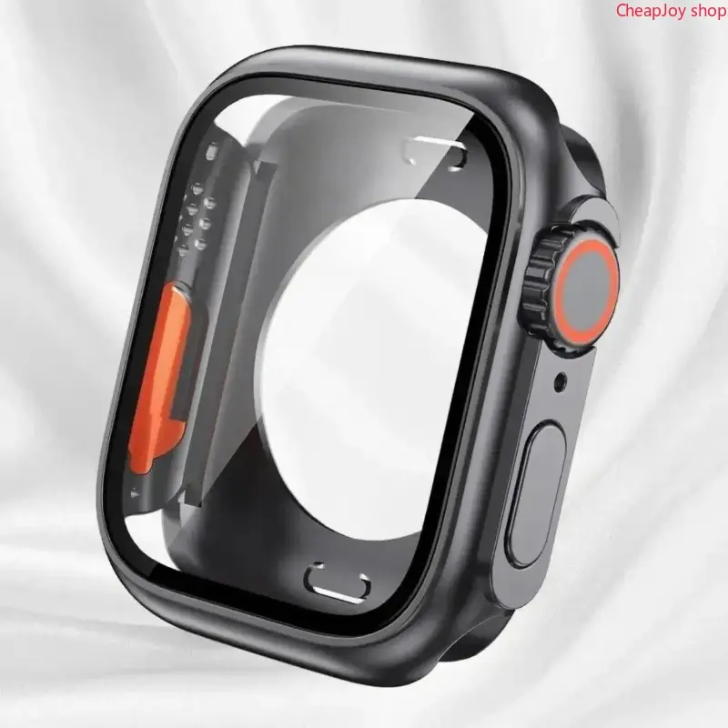 Dual-Color Full-Coverage Apple Watch Case, Tough scratch-resistant bumper guard, durable sturdy build, universally fits 40/41/44/45mm all series, reliable all-round protection for daily wear and outdoor use(Watch not included