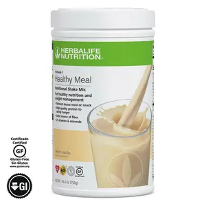 Herbalife Formula 1 Healthy Meal Nutritional Shake Mix French Vanilla 750g Gluten Free Daily Nutrition Wellness Routine with Essential Vitamins & Minerals Protein Blend from Soy and Dairy Sources - Flavor - Taffy, Beverage