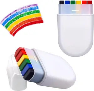 Rainbow Pride Face Paint Stick – 6 Color LGBT Flag Body Paint, Easy Glide Face & Body Makeup for Pride Parade, Festival, Party, Sweatproof & Skin Safe