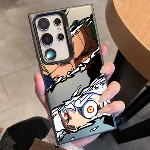Anime Cartoon Zoros Luffies Phone Case Suitable for Samsung Galaxy S26 S25 S24 A37 A57 A17 A07 A56 A26 A36 A55 A35 A06 A16 A05 A14 A24 A34 A54 A15 A05s A04e A25 S23 S22 S21 S20 FE Ultra Plus Edge 4G 5G Anti Fall Matte Back Cover