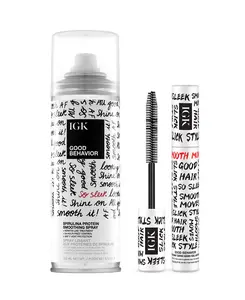 IGK Smooth Talkers - Hair Good Behavior Smoothing Spray & Wax-Free Frizz Control Wand Set - 24-Hour Frizz Defense & Soft Touchable Finish