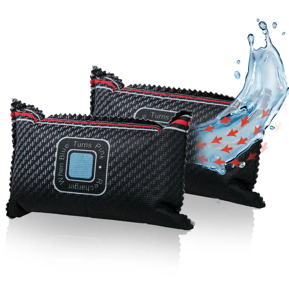 Car Interior Dehumidifier Bag, Reusable Car Interior Dehumidifier, Absorbs Moisture & Condensation on Windscreens & Car Interior, Car Interior Care Product
