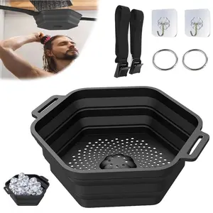 Foldable Silicone Ice Bath Water Chiller NONE