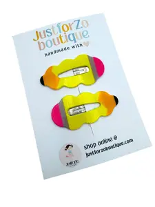 Pencil Hair Snap Clips *Exclusive*