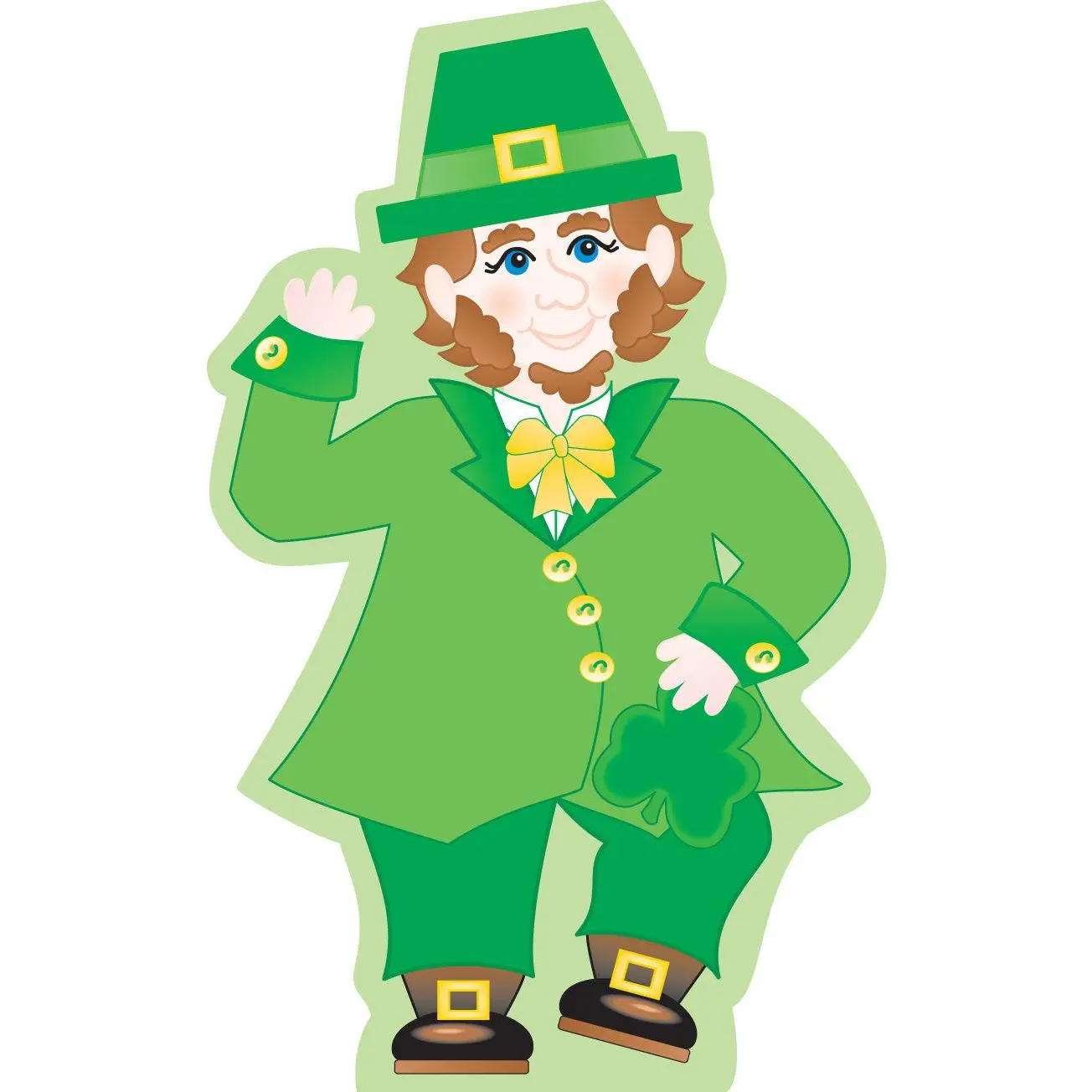 SHAPES ETC. Large Notepad - Leprechaun