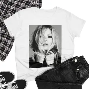 Elevate Your Style With Kate Moss-inspired Cotton Tees, Perfect Gift For Supermodel Fans And Fashionistas Tshirt