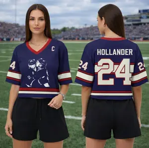 Heated Rivalry Crop Top Jersey, White ROZANOV & HOLLANDER Jersey, Connor Storrie Shirt, Ilya Rozanov Shane Hollander