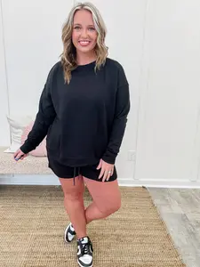 In The Details Long Sleeve Top and Shorts Set