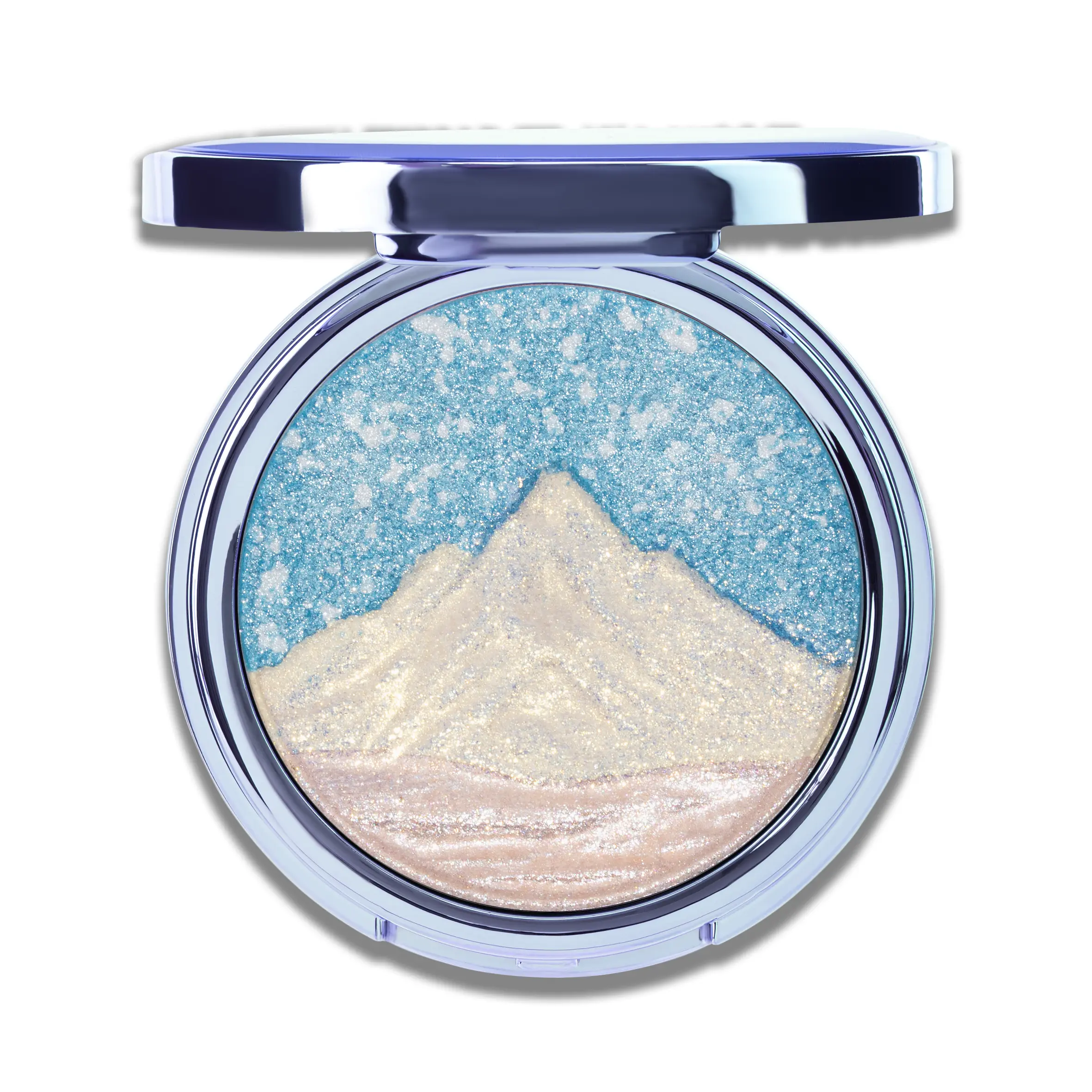 Highlighter Powder Palette - Vibrant Colors for Bold Looks - Perfect for Makeup Enthusiasts - Ideal for Enhancing Your Makeup Routine Highly Pigmented Shimmer Radiance Blend Brush Bronzer
