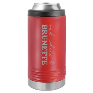 Slim Can Cooler - Stainless Steel - Red, White, Brunette Slim Can Cooler - Stainless Steel - Red, White, Brunette