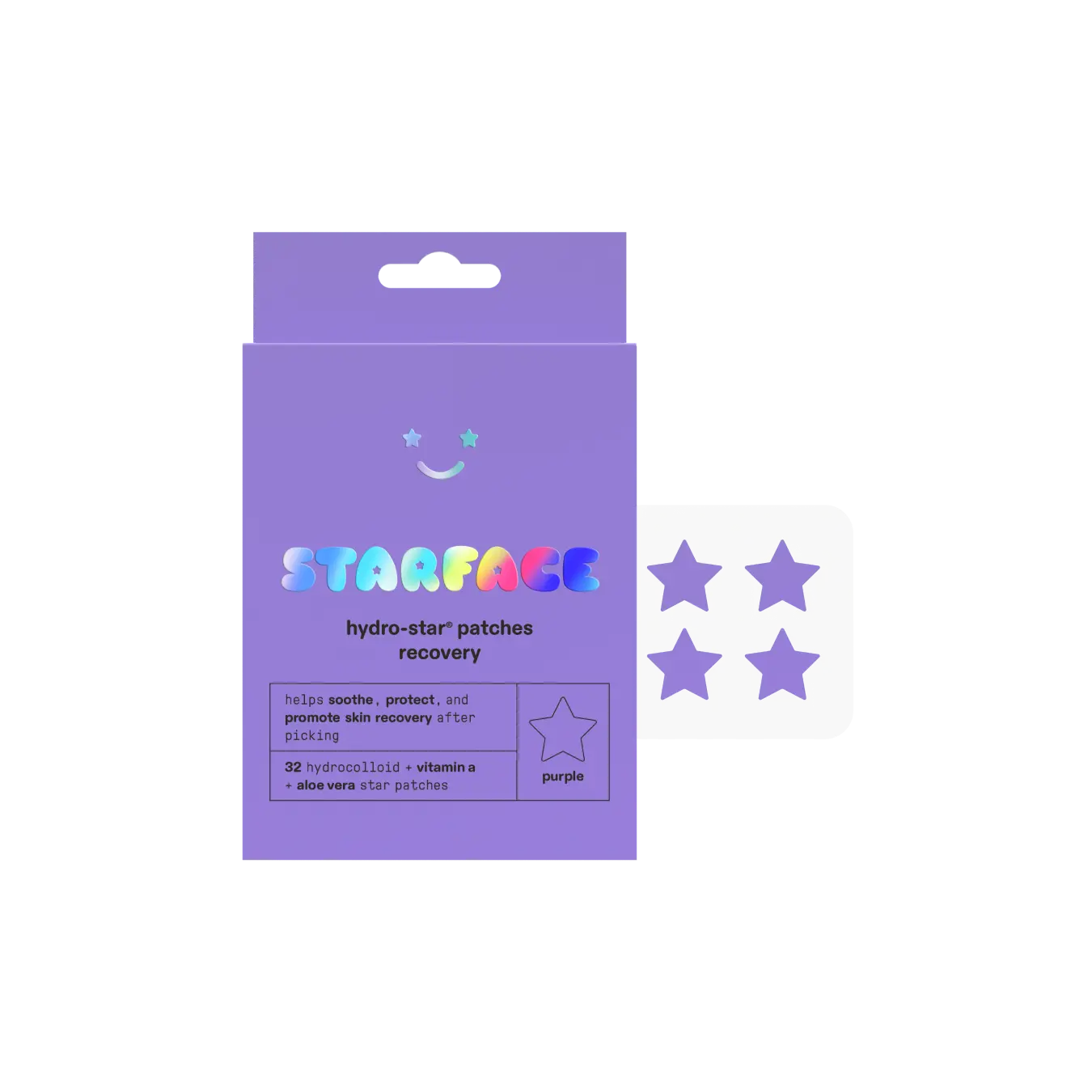 Starface Hydro-Star Recovery Patches, 32 ct Aloe Skin Repair