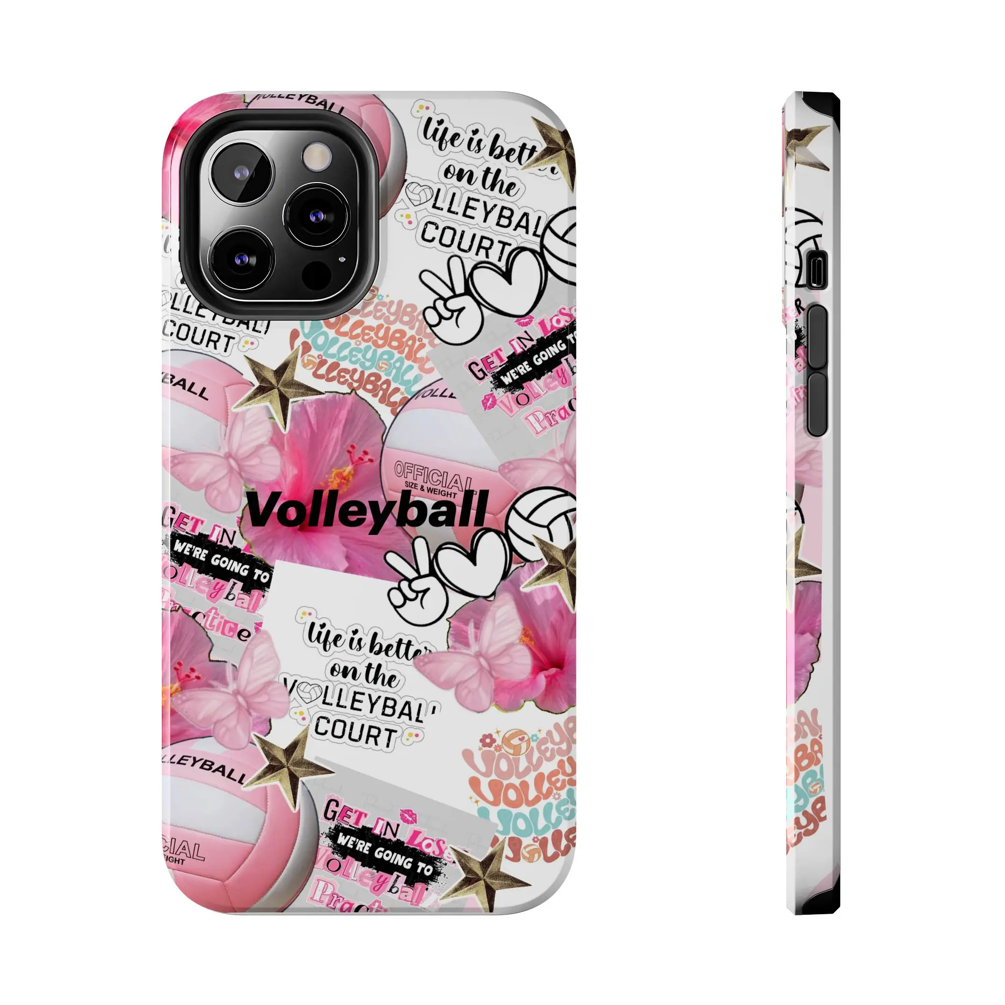 Pink Volleyball Collage Phone Case, Funny Sports Lovers Gifts, Cute Girly Aesthetic Protective For iPhone 14 15 16 17 Pro Max Plus, Galaxy S24 S25 - TikTok Shop Pink Volleyball Collage Phone Case, Funny Sports Lovers Gifts, Cute Girly Aesthetic Protective For iPhone 14 15 16 17 Pro Max Plus, Galaxy S24 S25 - TikTok Shop