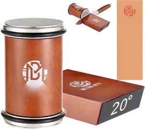 Professional Rolling  Sharpener Kit    & Ceramic Discs, Adjustable 15/20 Angles, Includes Leather Strop for Effortless Kitchen  Sharpening