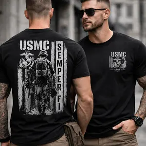 USMC Semper Fi Veteran Shirt, United States Marine Corps Military Patriotic T-Shirt, Marine Veteran Gift Tee, USMC Pride Graphic Shirt, Semper Fidelis Warrior Apparel, Military Supporter Tee, Veteran Father's Day Gift