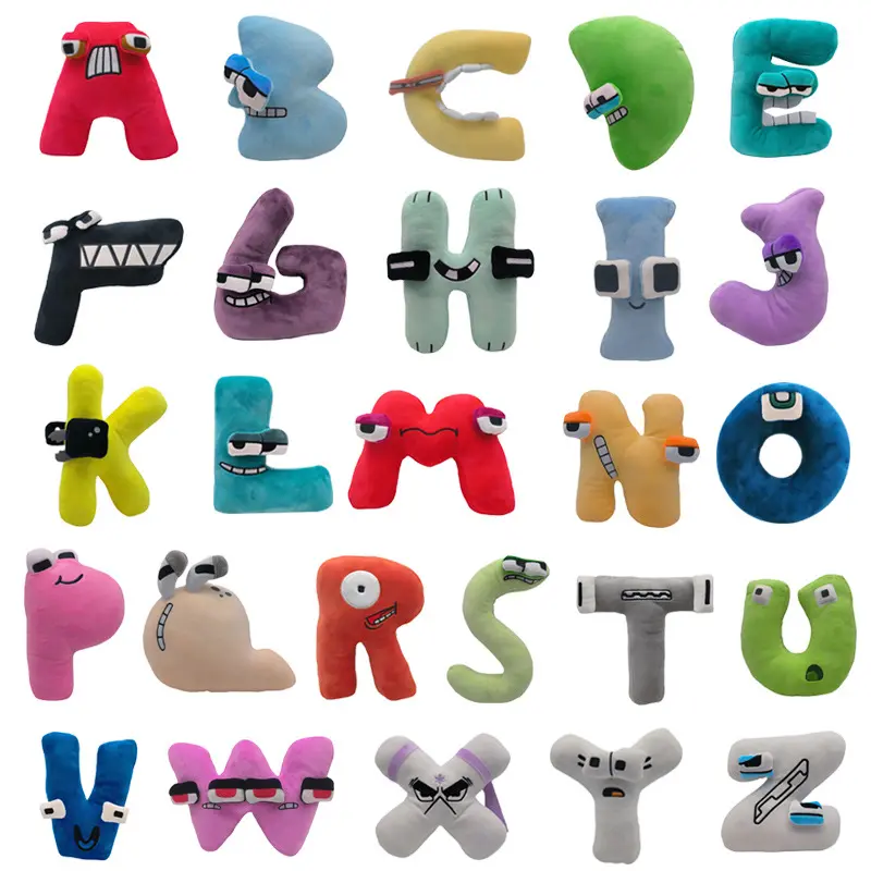 Alphabet Lore Plush Doll, Tactile Stuffed Toy for Children's Enlightenment Education & Children Development