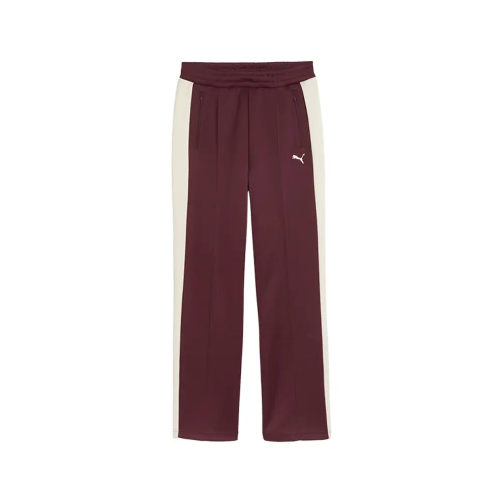 PUMA Womens T7 Always On Straight Pants Casual - Red