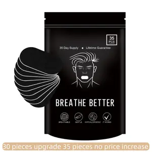 30 Packaging Upgrade 35 Packaging Super Breathable Mouth sticker，Ultra Breathable Mouth Tape One Month Supply 35 Strong Adhesive Sleep Strips, Enhanced Lip Fit for Maximum Comfort, Sport Accessories for Better Sleep
