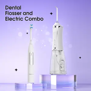 h2ofloss Water Flosser & Electric Toothbrush Combo Kit | Deep Clean Oral Care Set