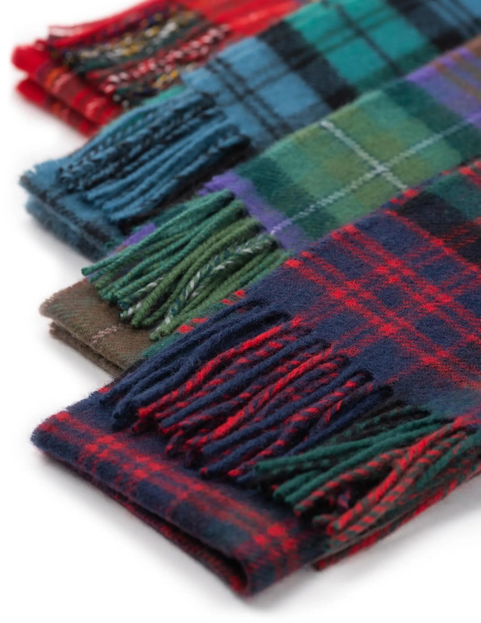 Scottish Clan & Irish Co. Tartan Lambswool Scarf