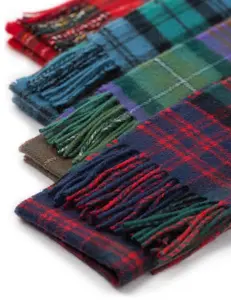Scottish Clan & Irish Co. Tartan Lambswool Scarf