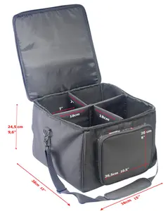Stagg 21826 4X LED Lights Padded Bag