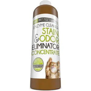 Enzyme Cleaner & Pet Odor Eliminator Concentrate | Deep Cleaning Enzymatic Spot Remover for   , Rug, Carpet, Upholstery, Couch,  Stains & Smells | Makes 2 GALLONS