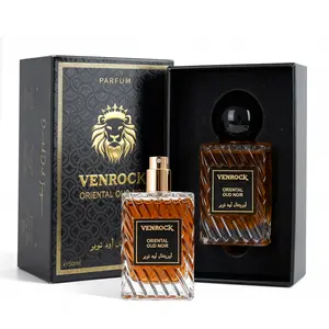 Venrock Oriental Oud Noir EDP Spray 50ml - Oriental Woody Unisex Fragrance, Long-Lasting Arabian Scent, Premium for Special Occasions & Daily Use Perfume(Agarwood, Saffron, Amber, Musk)