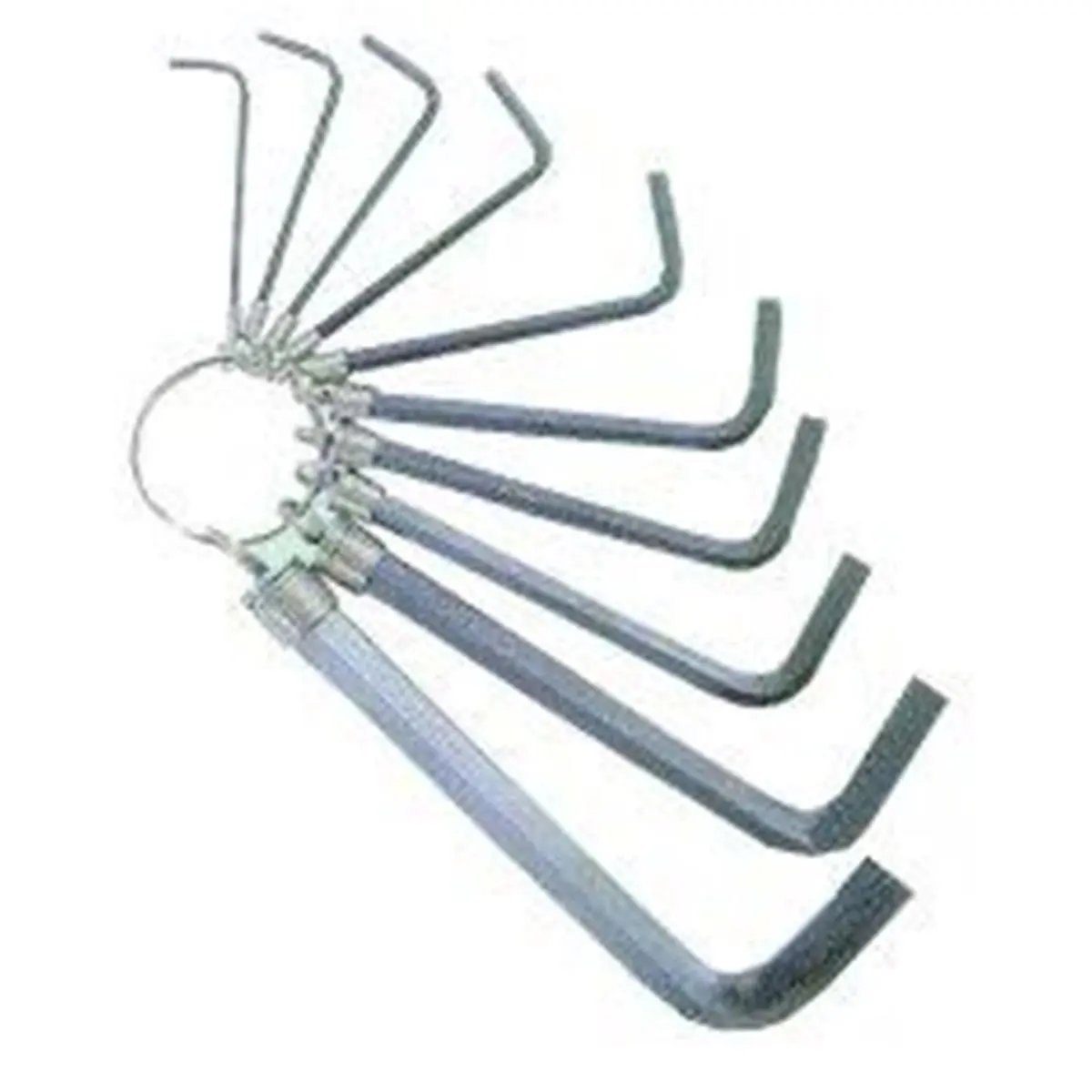 K Tool International  10 Piece SAE Hex Key Set on a Ring