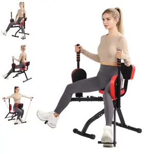 All-in-One Home Gym Station Hip Abductor Adductor for Glute & Thigh Training Adjustable Resistance Chest & Back Workouts Ideal for Home Gyms