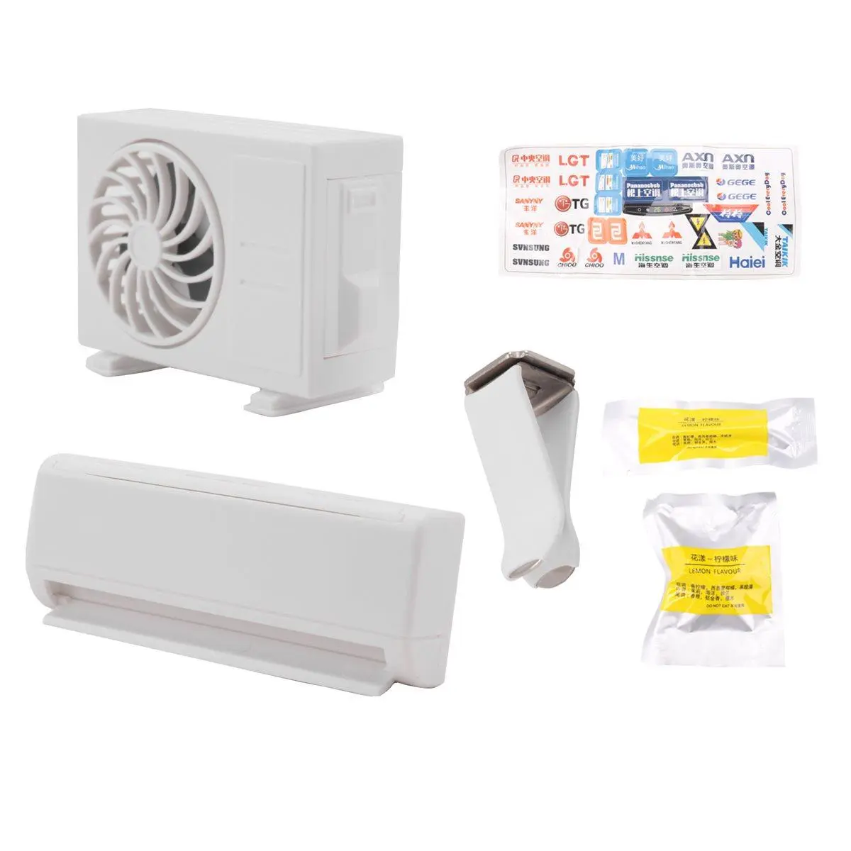 Mini Air Conditioner Model Aromatherapy Car Air Outlet Fragrance Interior Decoration Perfume Long-Lasting Ornaments B