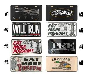 [SAVE 50%] Vintage Retro God Is Greater Than High And Low,Chalino Sanchez, TCA BEEF, Big Deborah, Eat More Beef,Drake, Stay Howdy , Duck Hunting, Sitka Jesus Save, Chevy Eat more Posum License Plate, Car Truck Tags, Hunting, Farm Life