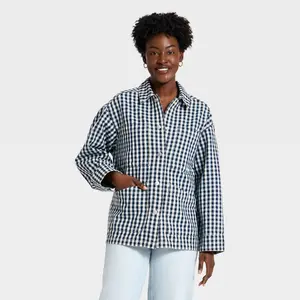 Women's Western Denim Chore Coat - Universal Thread