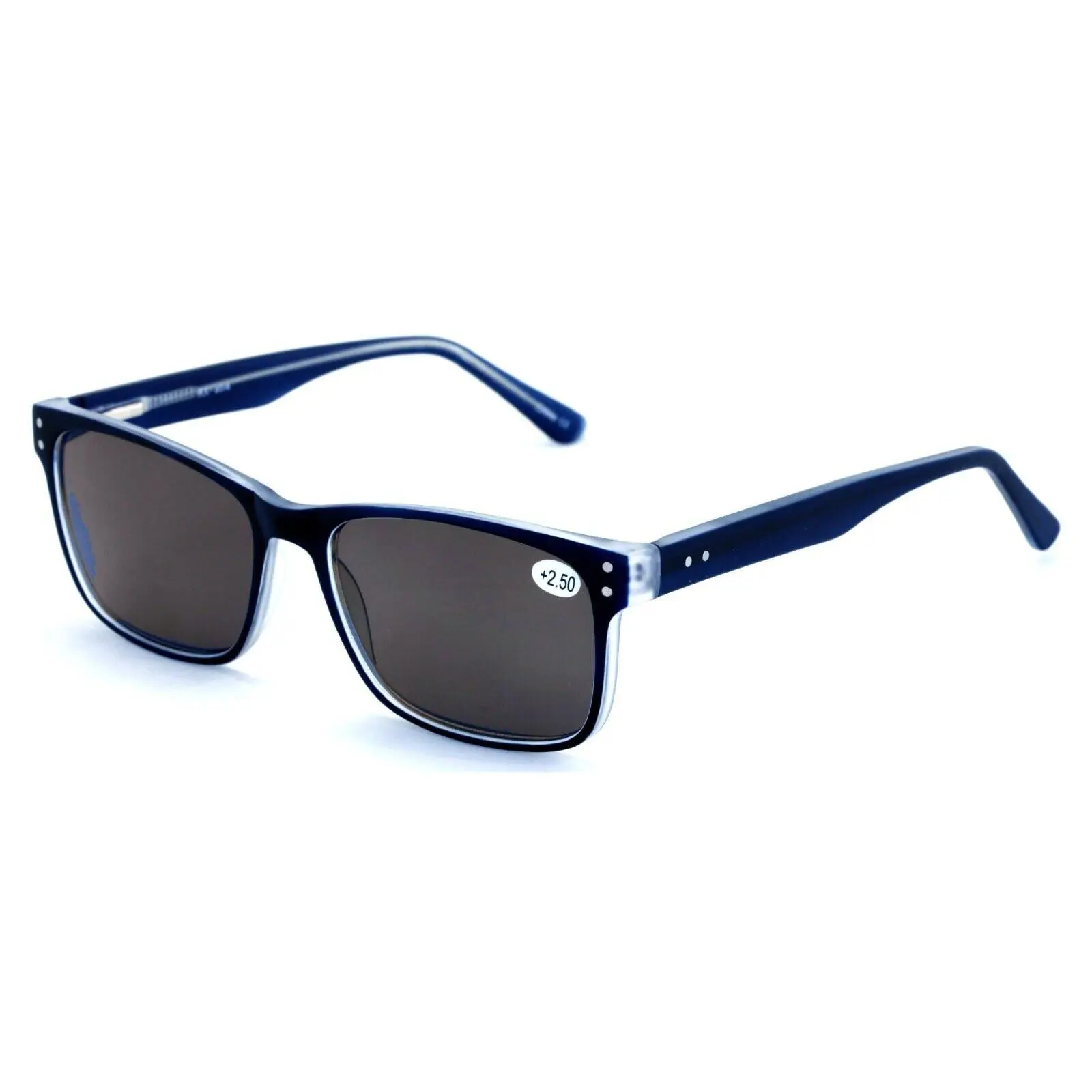 Large Men Premium Rectangular Reading SunGlasses Optical Frame Reader Glasses