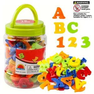 78pcs Magnetic Letters Numbers Alphabet ABC 123 Fridge Magnets, Preschool Educational Learning Spelling Counting Toy Learning Tool, Uppercase Lowercase Math Symbols for Kids, Learning Materials