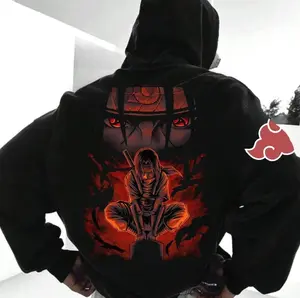 Naruto Itachi Unisex Anime Back Print Hoodie, Anime Color Shirt, 2025 Sweatshirt Menswear Top, Anime Lover Gift Fan I0R3N