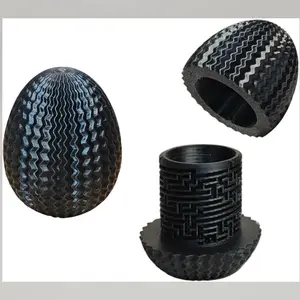 Mystery Egg Maze Gift Box, 3D Printed Cash Puzzle Box, Hidden Compartment, Reusable Treasure Game for Adults and Kids, Christmas, Halloween, Easter, Birthday