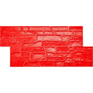 VEVOR Concrete Stamps Mat, 24x 24 in, Concrete Texturing Skin Polyurethane Stamp Stone Tile Texture Mat, Slate floor Imprint Seamless Stamp Concrete Molds for Outdoor Decorative, BlueVEVOR Super Brand Day