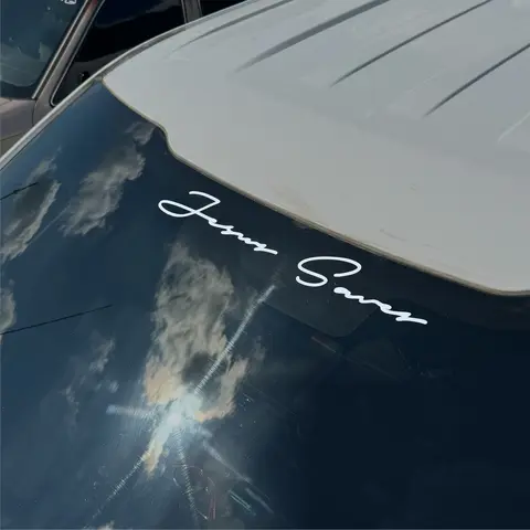 Jesus Saves Decal - High Quality Outdoor Vinyl