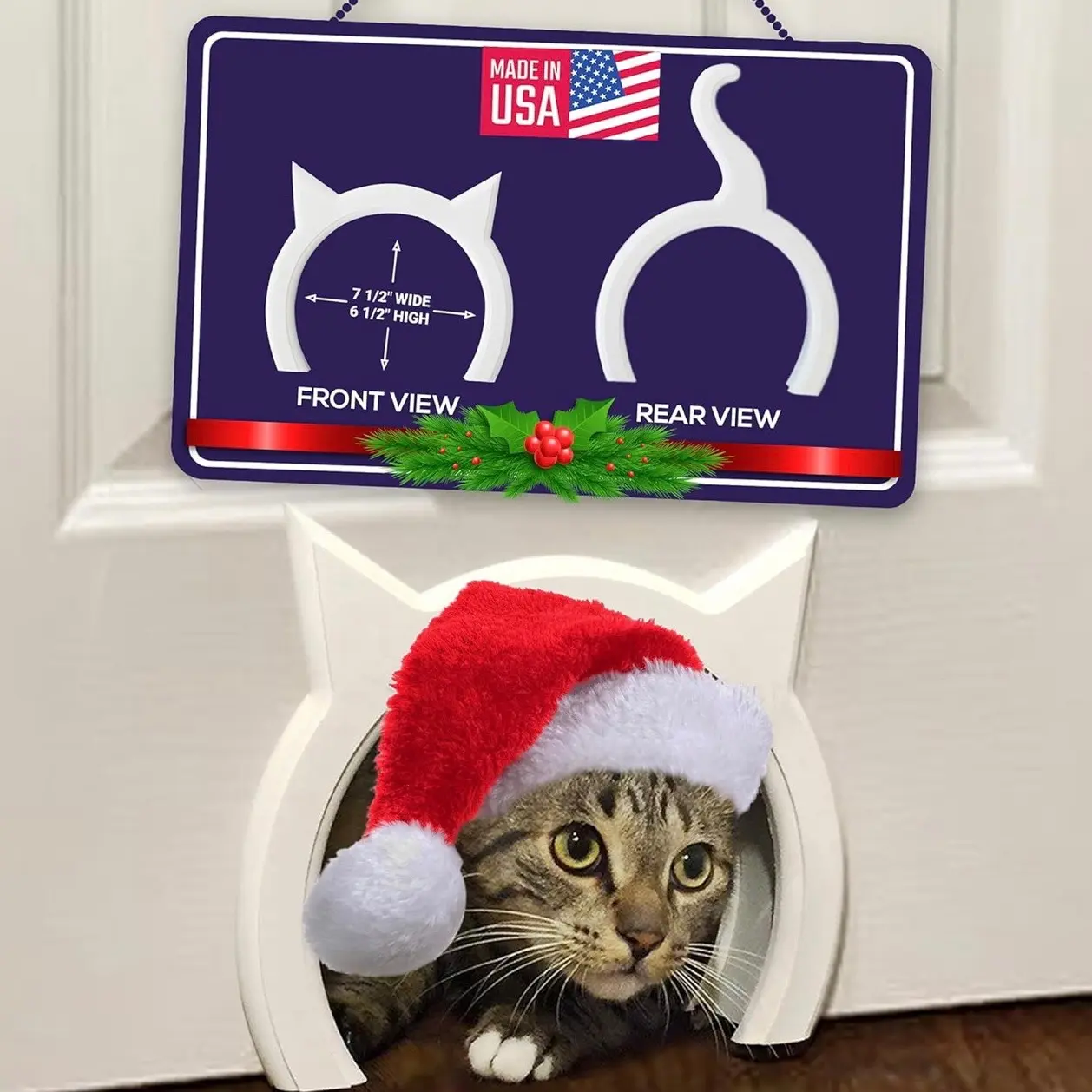 The Kitty Pass interior cat door The Kitty Pass interior cat door