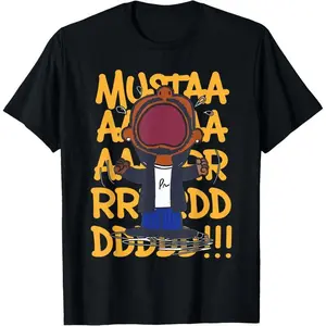 Funny Mustard Lamar TV Off Parody Cool Hip Hop Music Graphic T-Shirt Cotton Fabric
