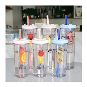 Fruit/ Herb Infuser Water Bottle with Cap