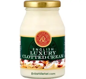 English Luxury Clotted Cream from the -Devon Cream Company- (6oz). Enjoy the taste of a British tradition.