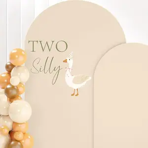Two Silly Goose Decal - Goose 2nd Birthday Decorations for Girls, Farm  Theme Second Birthday Party Decoration,Balloon Arch Sticker,Photo Props (Two Silly Goose Green)