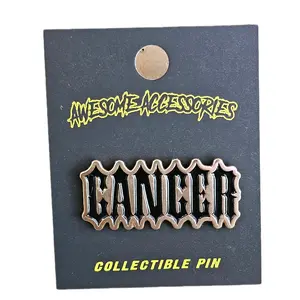Cancer Zodiac Soft Enamel Pin Premium Gloss Finish Durable Customizable Options for Hats Backpacks and More High-Quality Material 1 to 1.5 Size Single or Double Back Pieces