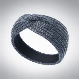 Women's Warm Knitted Hair Band Fuzzy Criss Cross Soft Head Wrap Stretch Ear Warmer for Outdoor Winter and Festive Presents