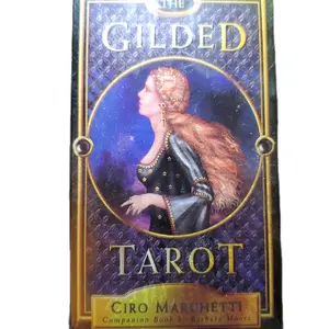 Ciro Marchetti The Gilded Tarot Card Deck with Pocket-Sized Instruction Guidebook Featuring Stunning Artwork and Ageless Design Inspiration