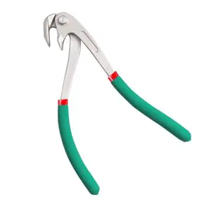 Stainless Steel Paintless Dent Repair Pliers – Auto Body Edge Crimping Tool for Car Door & Fender Panel Dent Correction with Non-Slip Rubber Grip