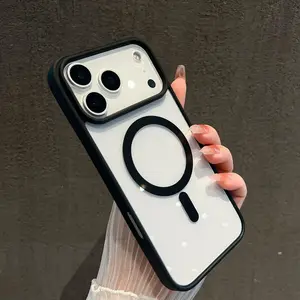 MagSafe Magnetic Clear Case for iPhone 17 Pro Max 17 Plus 17 ，air Transparent Shockproof Protective Cover with Lens Protection Slim TPU Silicone Phone Case