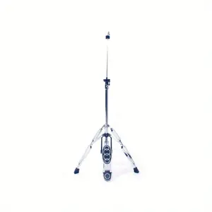 Professional Pedal Control Style Drum High Hat Cymbal Stand with Pedal Silver & Black
