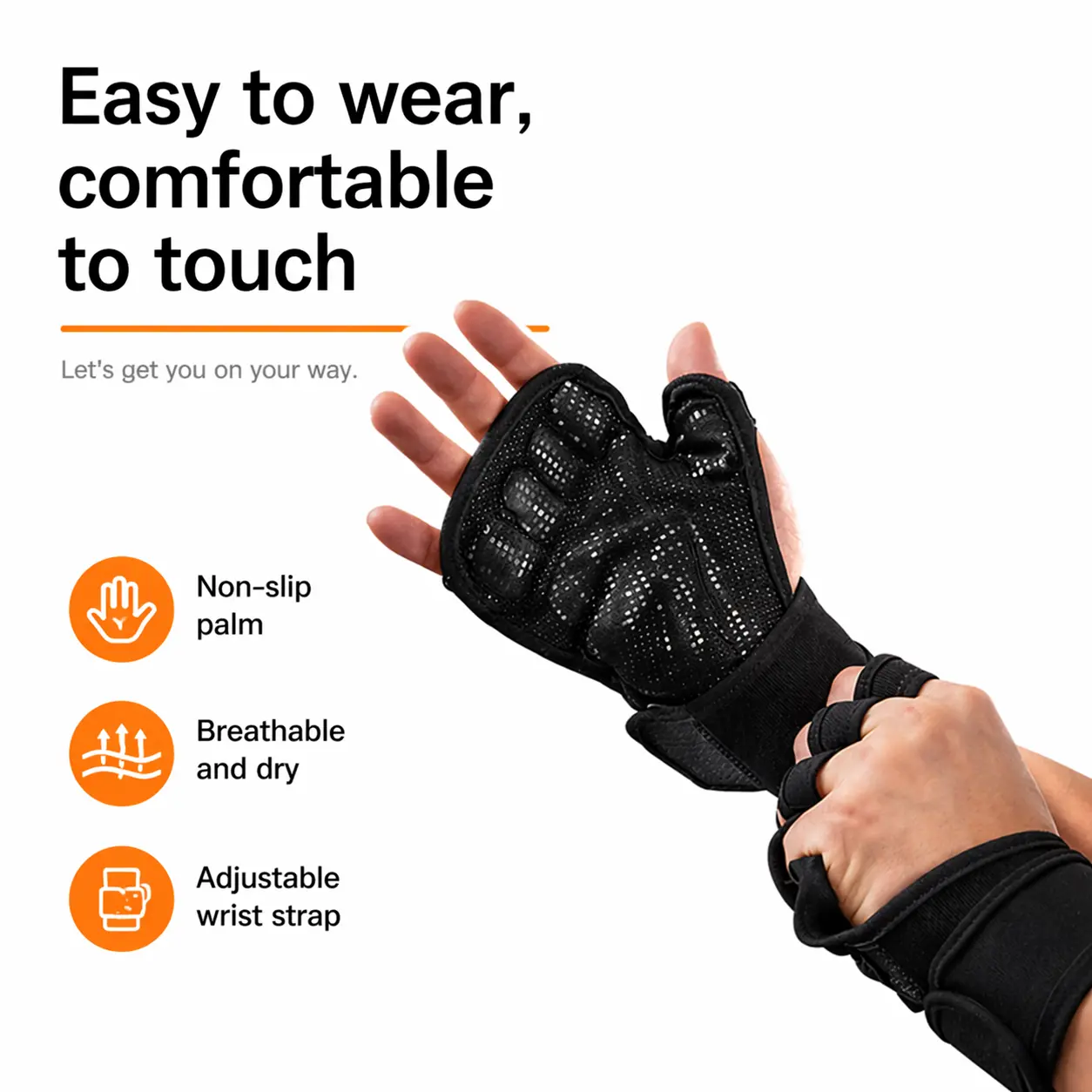 Weight Lifting Gloves for Men & Women, Breathable Workout Gloves for Gym Training, Cycling & Exercise